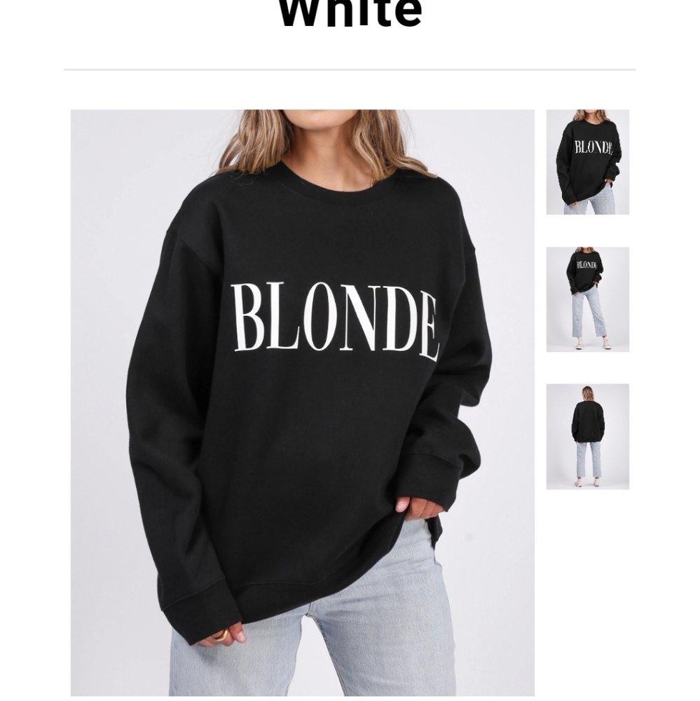 Brunette the Label "Blonde" big sister sweatshirt